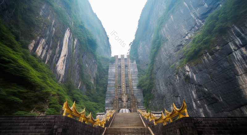 神秘和具有魅力引人向往的张家界天门山摄影背景,高清,摄影图,摄影图片,图片大全,摄影图免费下载